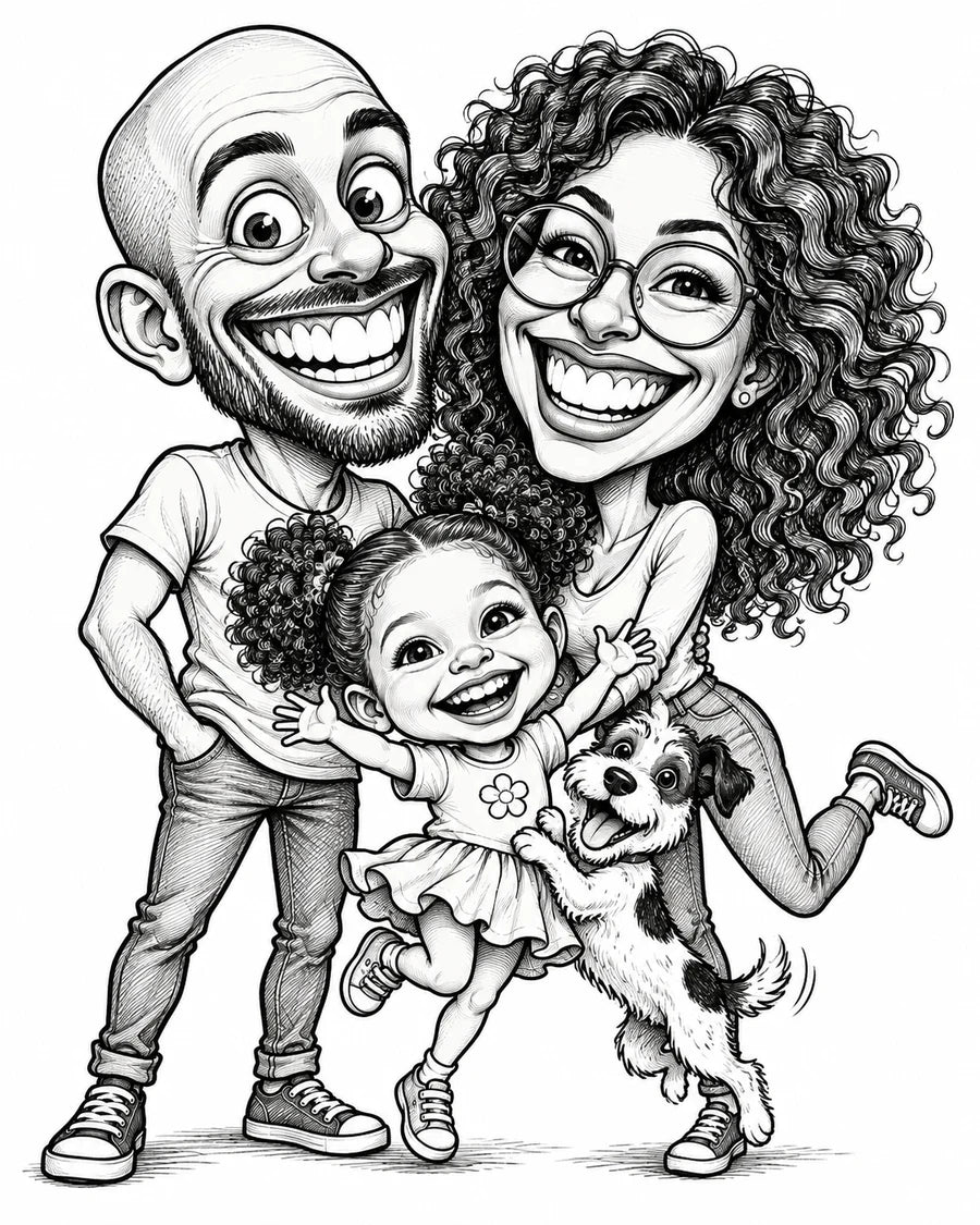 All Smiles portrait style example