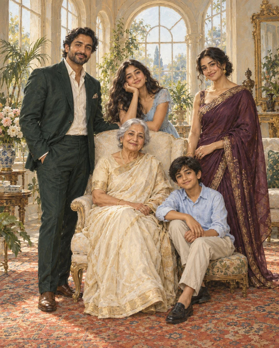 The Family Estate portrait style example