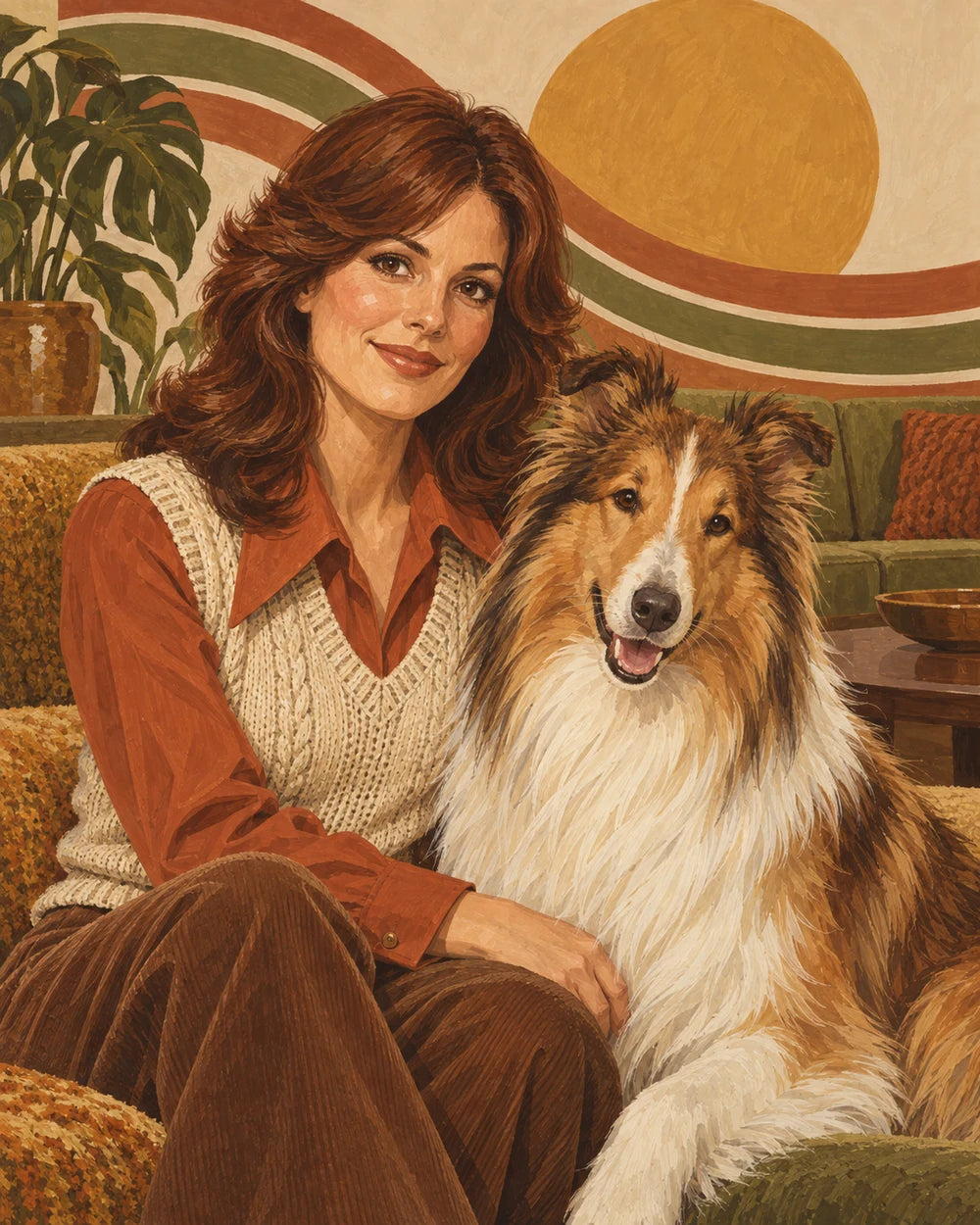 Golden Days portrait style example