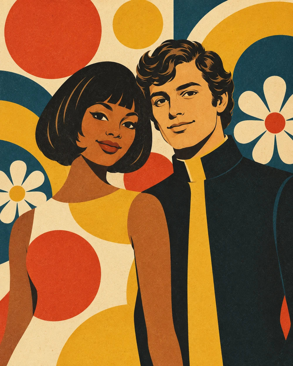 Sixties Swing portrait style example