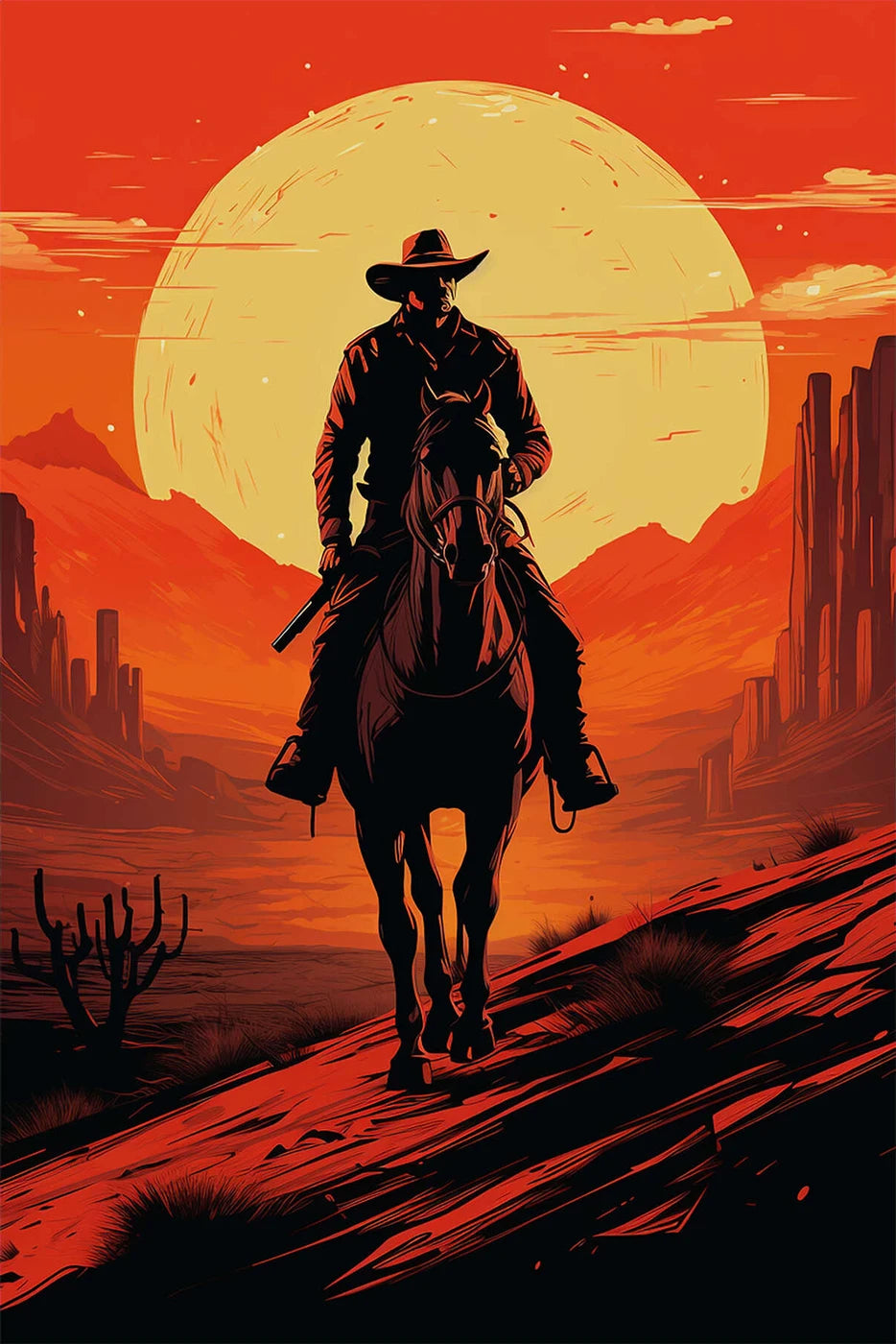 Sundown Story portrait style example