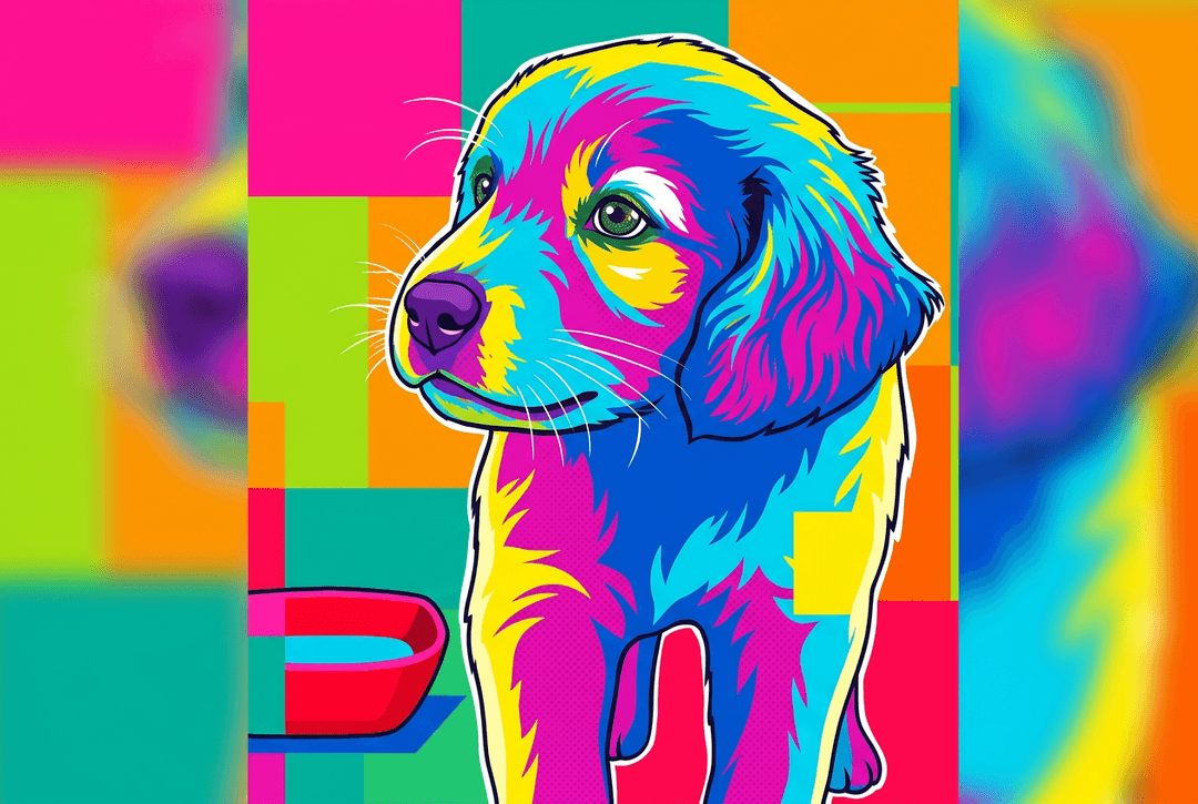 Pop Art pet portrait