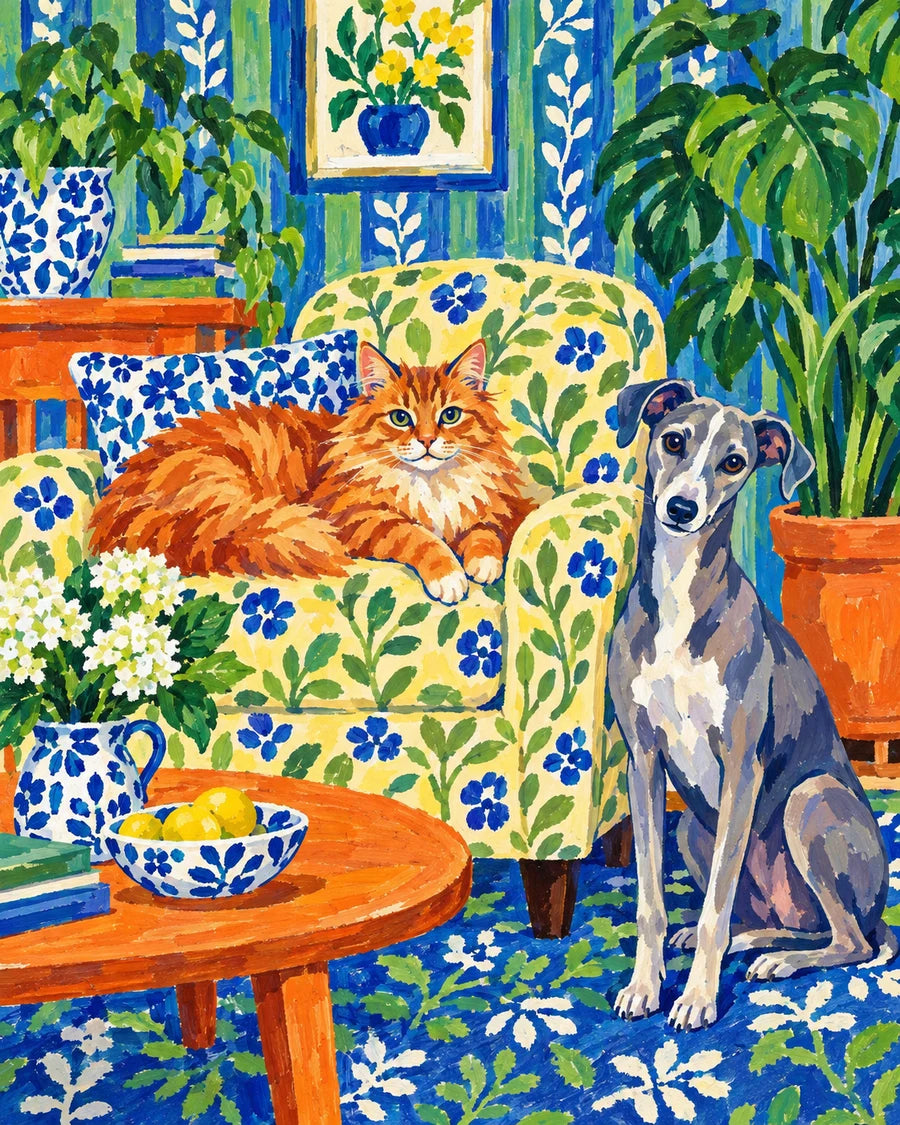 The Botanical Room portrait style example