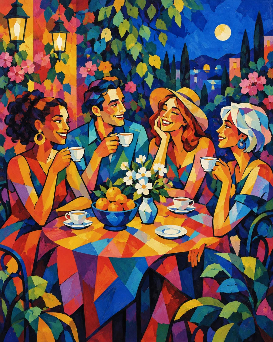 Together in Colour portrait style example