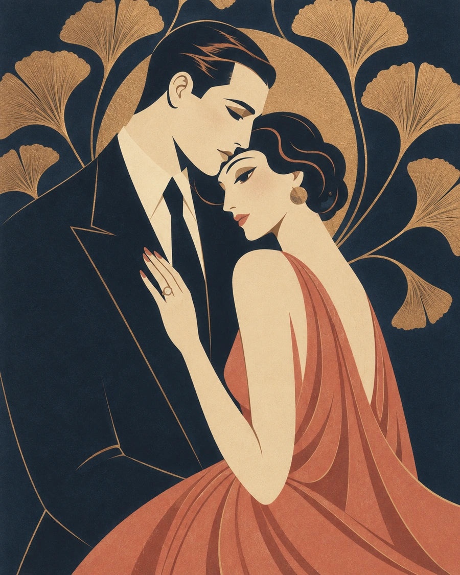 Deco Devotion portrait style example