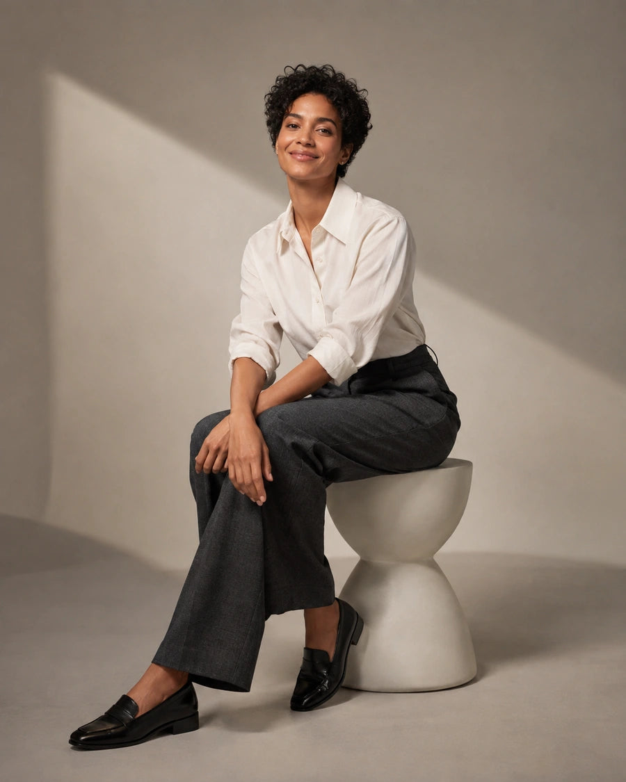 Modern Editorial portrait style example