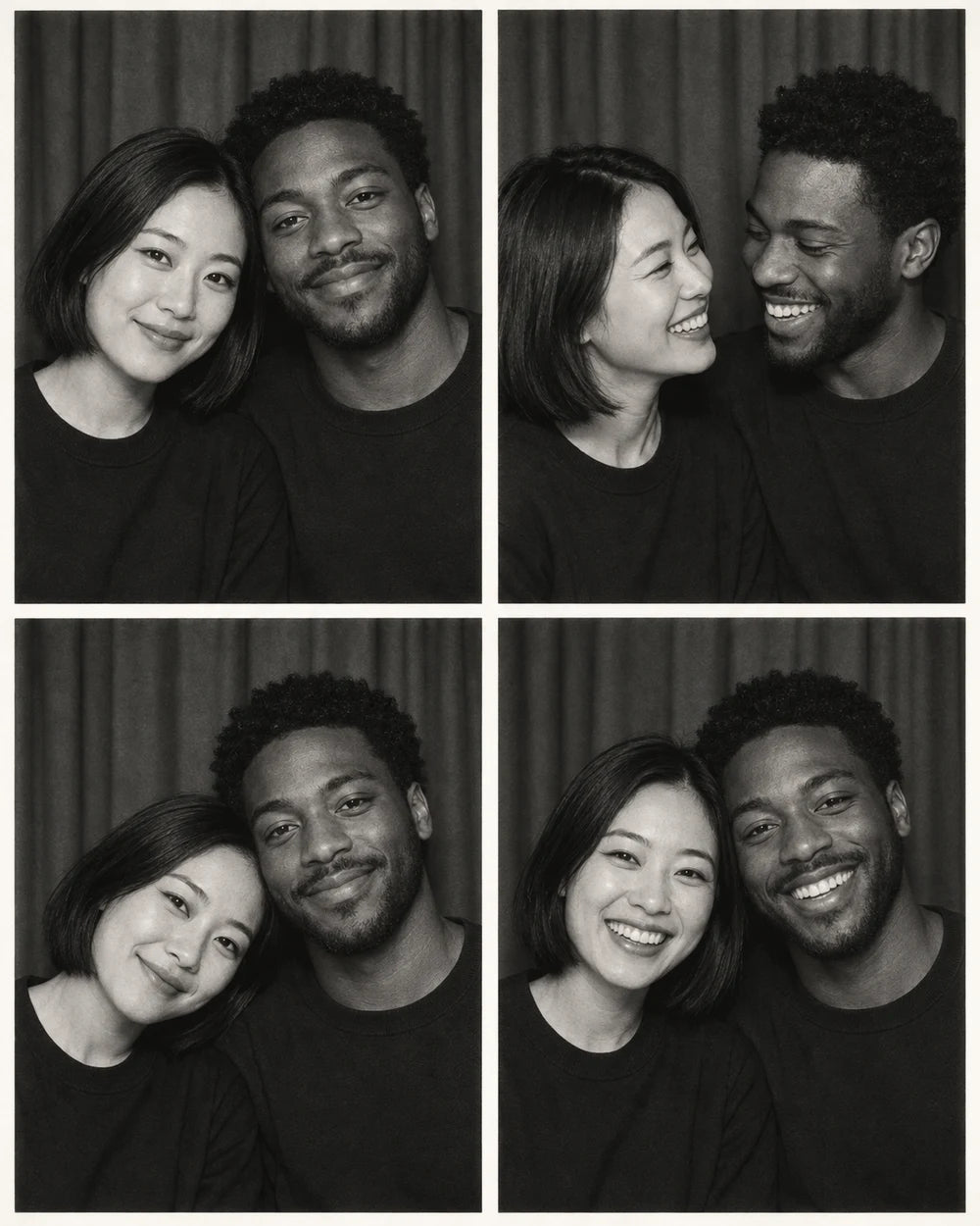 Photobooth portrait style example