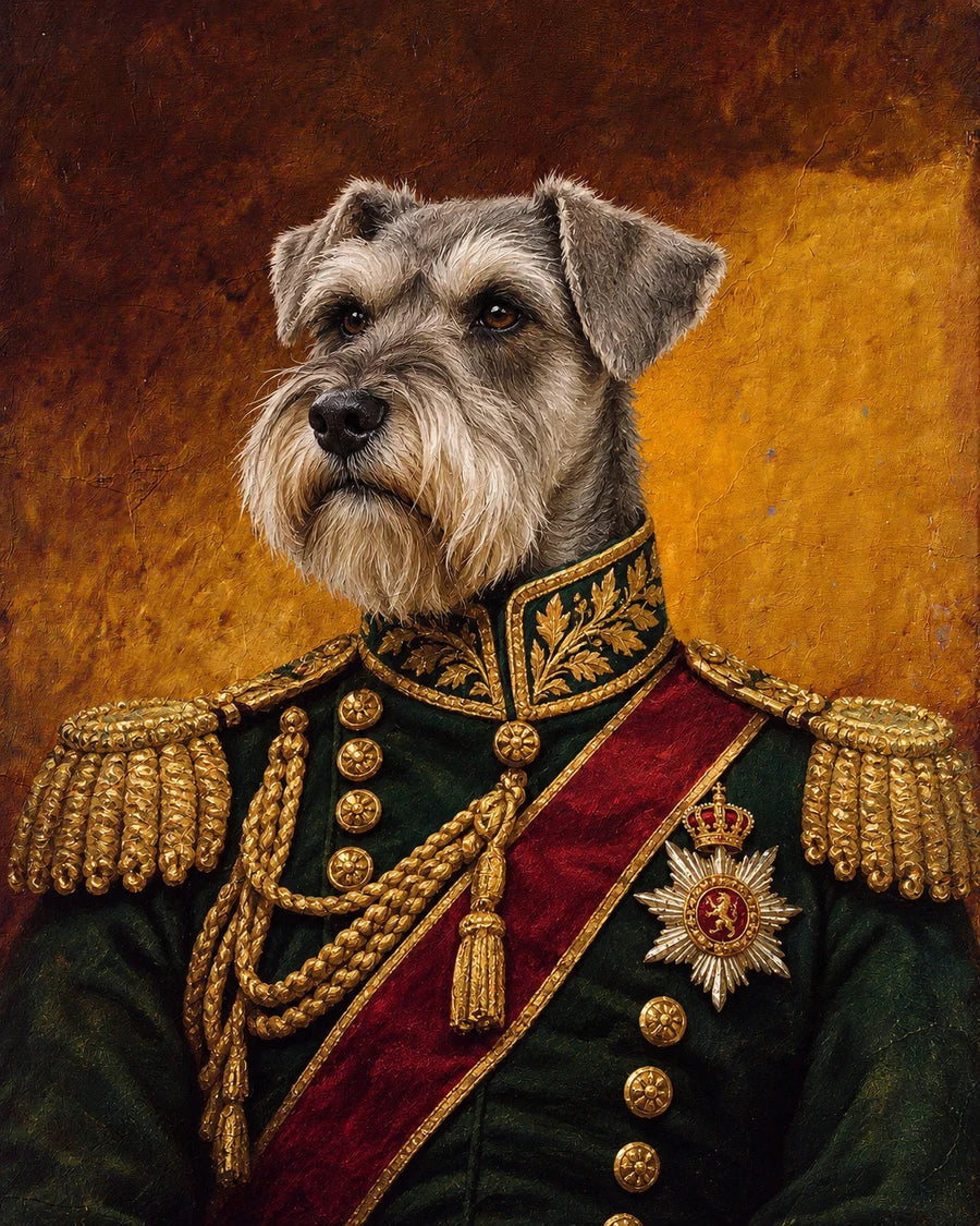 The Grand Commander portrait style example